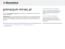 Tablet Screenshot of gimnazjum-mirzec.pl